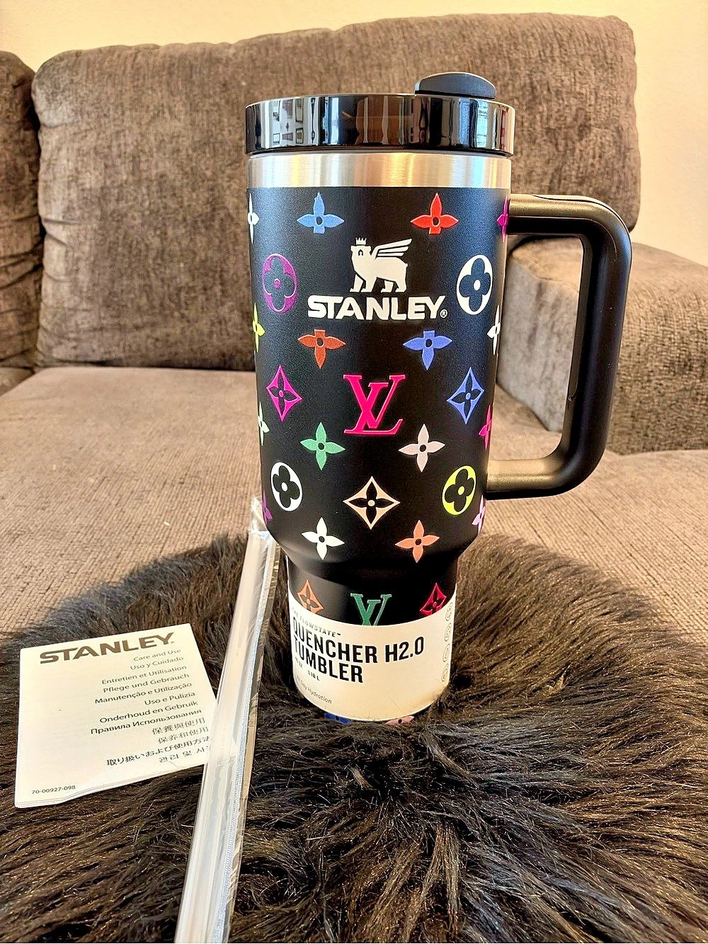 Stanley Quencher H2.0 FlowState Tumbler Multicolor Black Quencher H2.0 Tumbler